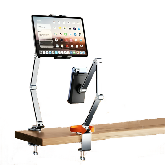 Tablet en Smartphone Steun Verstelbaar Licht en Elegant - Velinix