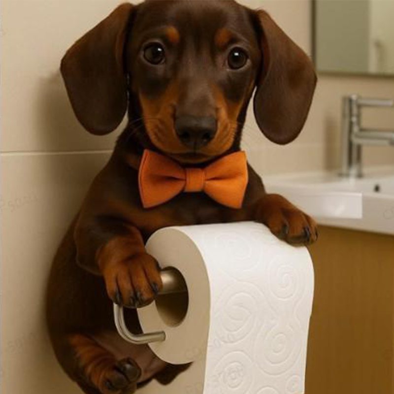 Hond Toiletpapierhouder Leuk voor Badkamer