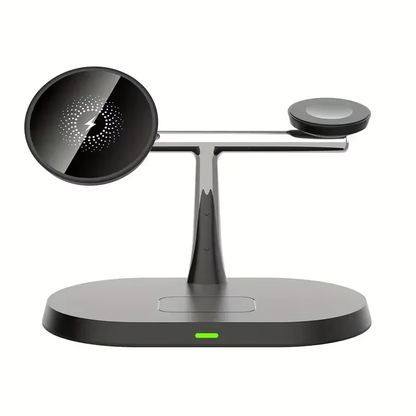 Draadloze Oplaadstandaard 3-in-1 MagCharge Snellaadstation - Velinix