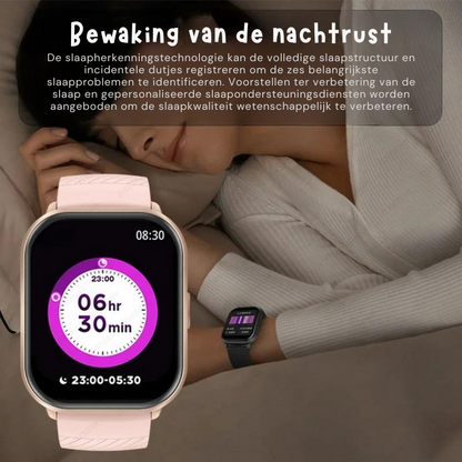 Smartwatch met Hartslagmeter en IP68 Waterproof voor Sporters