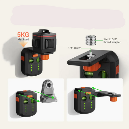 Laser Waterpas Kit Met Geavanceerde Level Functie