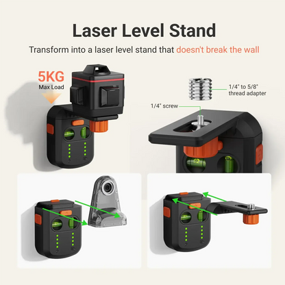 Laser Niveau Set Professioneel Precies voor Bouw en Klus