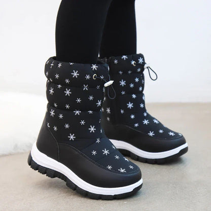 Waterdichte Warme Snowboots voor Dames en Meisjes