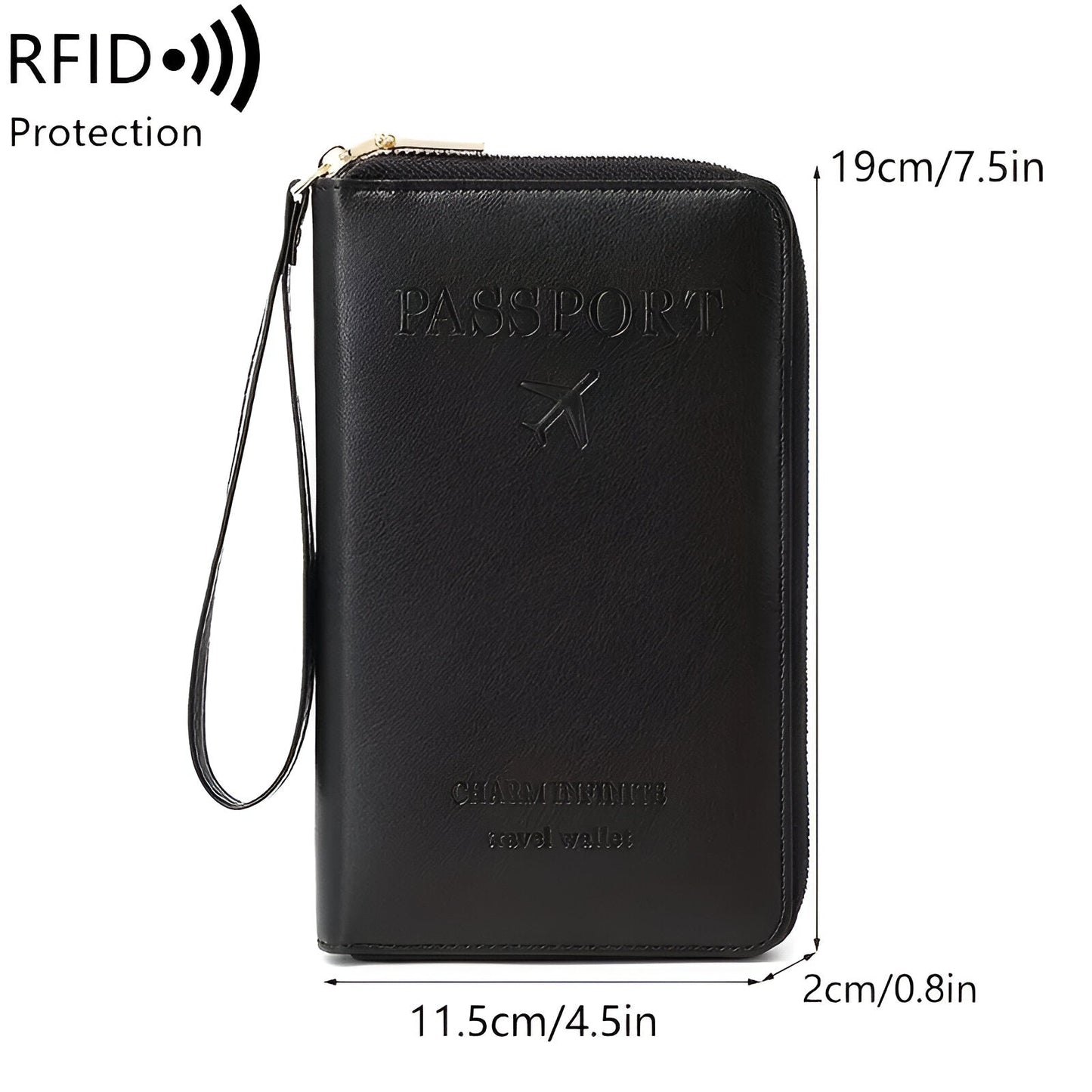 RFID Reis Paspoort Houder LuxuraGuard Beschermhoes