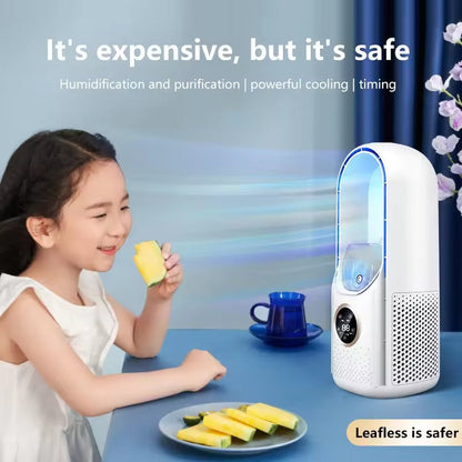 Compacte 3-in-1 Ventilator met Luchtreiniger Stil en Energiezuinig