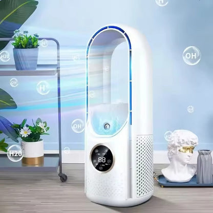 Compacte 3-in-1 Ventilator met Luchtreiniger Stil en Energiezuinig
