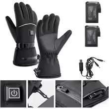 Verwarmde Handschoenen Elektrisch Waterdicht 3 Temperatuurstanden
