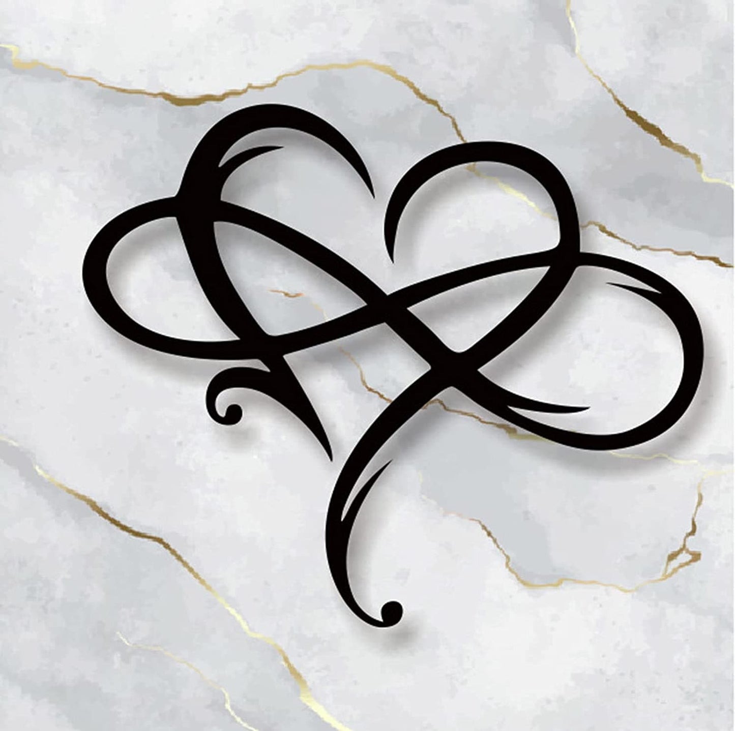 Wanddecoratie Oneindigheids Hart voor Eeuwige Liefde - Velinix