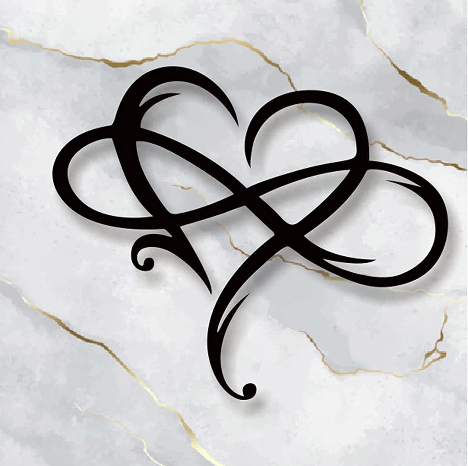Wanddecoratie Oneindigheids Hart voor Eeuwige Liefde - Velinix