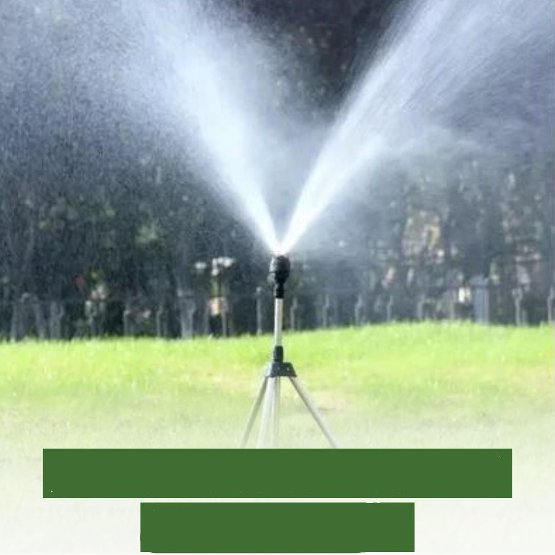 Waterbesparende Irrigatiestatief 360º met Sterke Druk en Cadeau