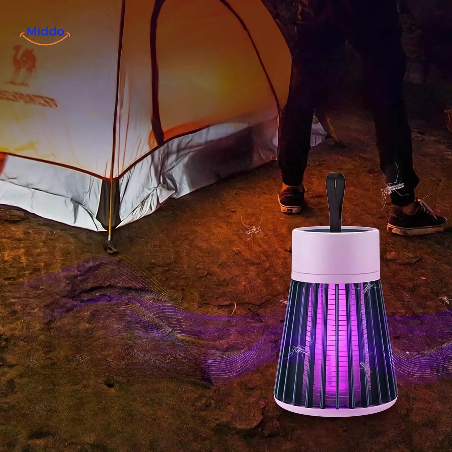 Insectenlamp USB Muggenwerend Binnen en Buiten