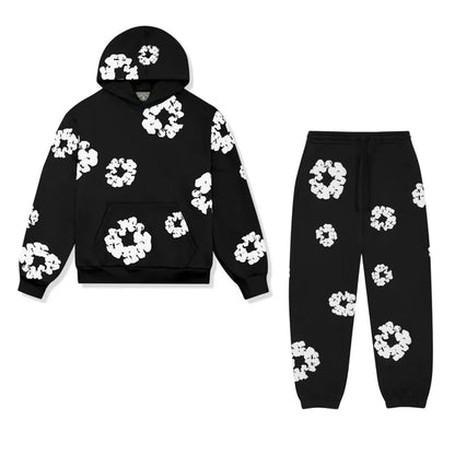 Gina™ – Unisex Joggingpak met Bloemenprint voor Comfortabel en Trendy Loungewear-3