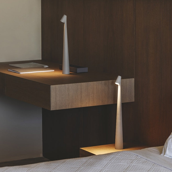 Draadloze Tafellamp LED Aluminium Dimbaar Warmwit 2700K