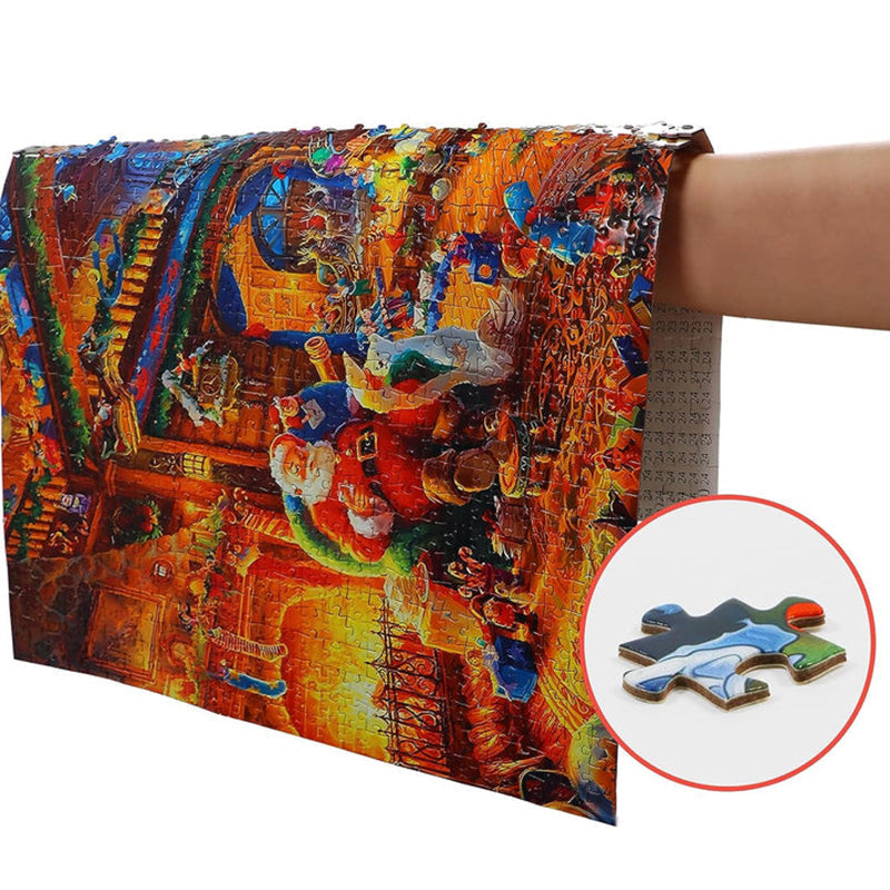Kerstpuzzel Adventskalender met 24 Dagelijkse Puzzelstukjes