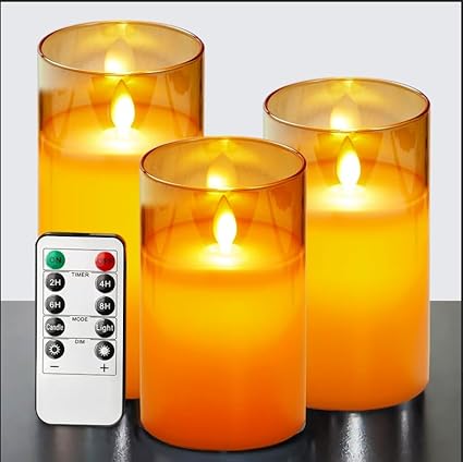 LED Kaarsenset Dimbaar met Afstandsbediening voor Sfeer
