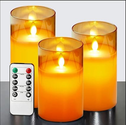 LED Kaarsenset Dimbaar met Afstandsbediening voor Sfeer