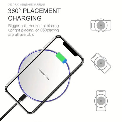Draadloze Snellader 30W voor iPhone en Android