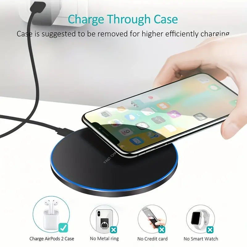 Draadloze Snellader 30W voor iPhone en Android