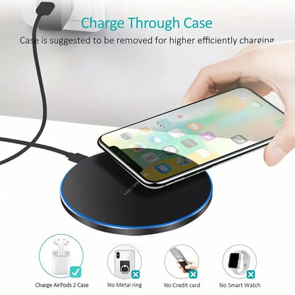 Draadloze Snellader 30W voor iPhone en Android