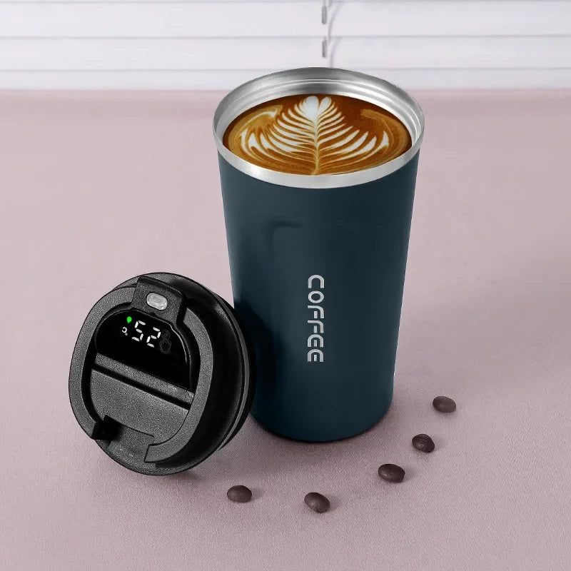 Thermosbeker RVS met Temperatuurweergave en Smart Functie