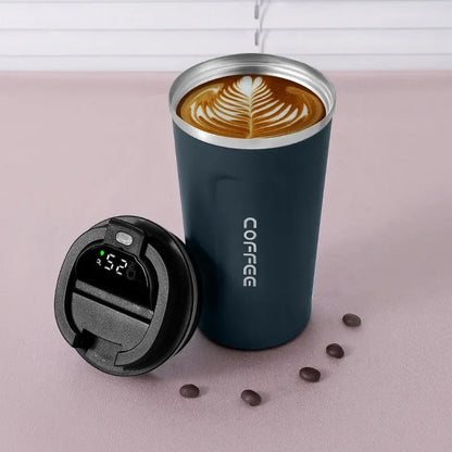 Thermosbeker RVS met Temperatuurweergave en Smart Functie