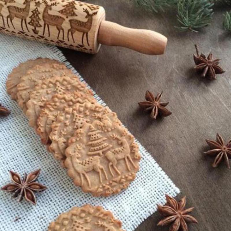 Decoratieve Deegroller voor Cookies en Taart