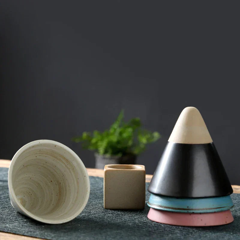 Japanse Koffie- en Theekop Handgemaakt Zen Design