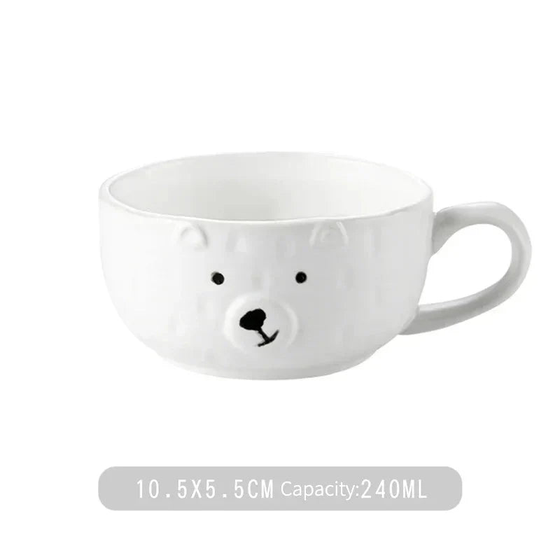 Keramische Ijsbeer Serviesset Schattig voor Thee en Koffie
