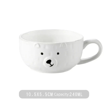 Keramische Ijsbeer Serviesset Schattig voor Thee en Koffie