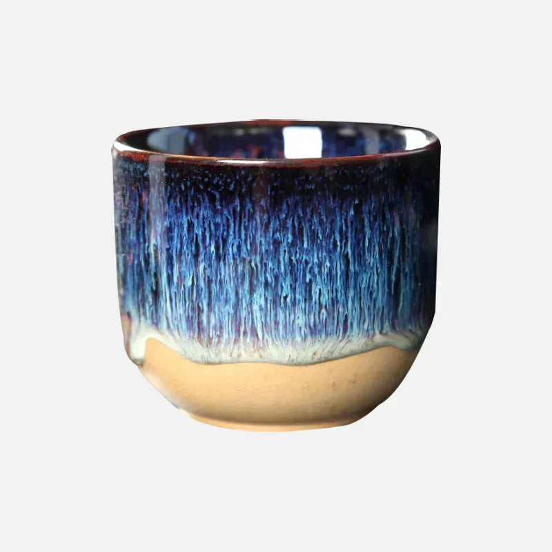 Keramische Theetasse Kleurrijk Geïllustreerd Design