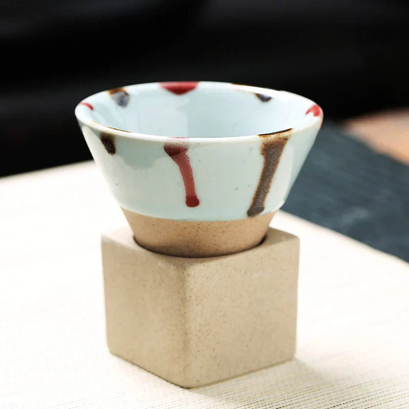 Japanse Koffie- en Theekop Handgemaakt Zen Design