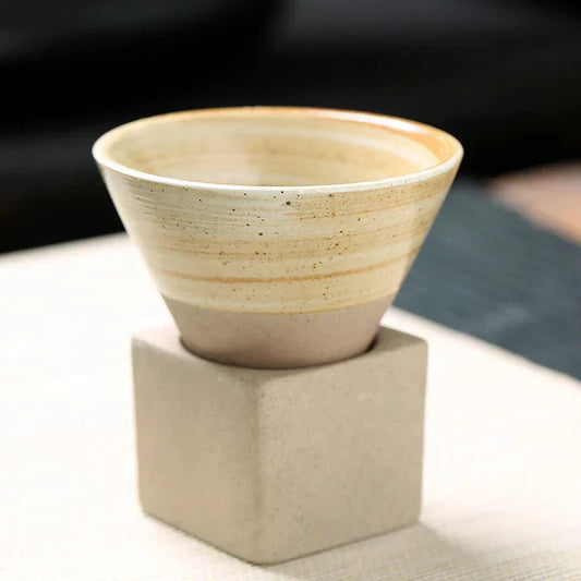 Japanse Koffie- en Theekop Handgemaakt Zen Design - Velinix
