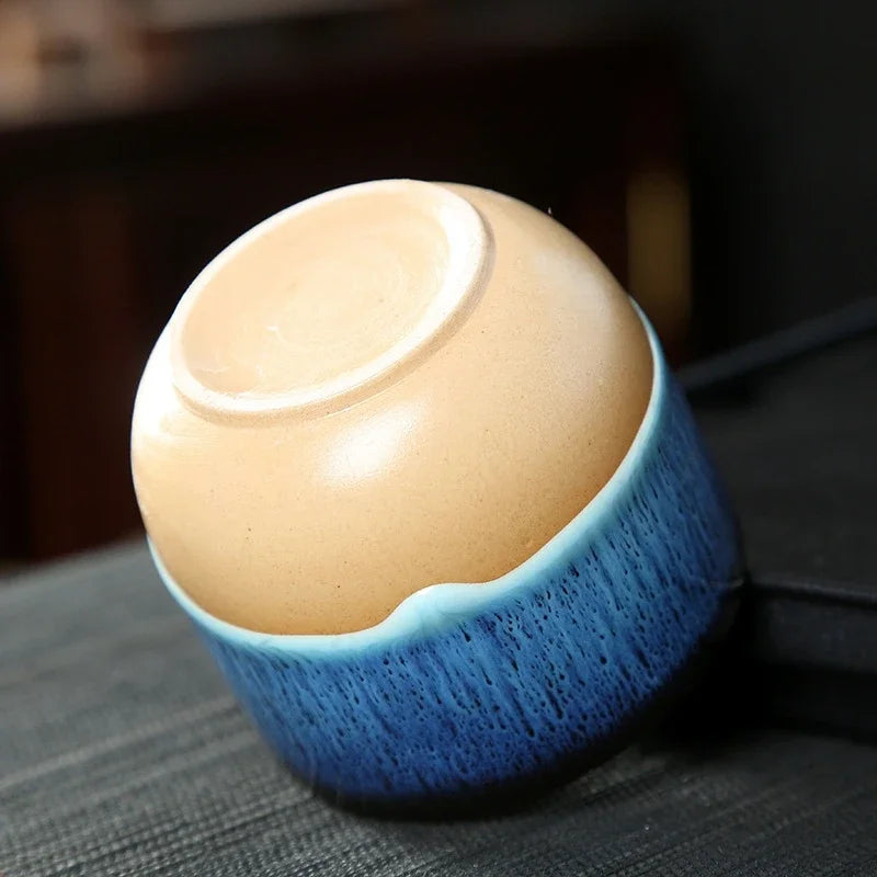 Keramische Theetasse Kleurrijk Geïllustreerd Design