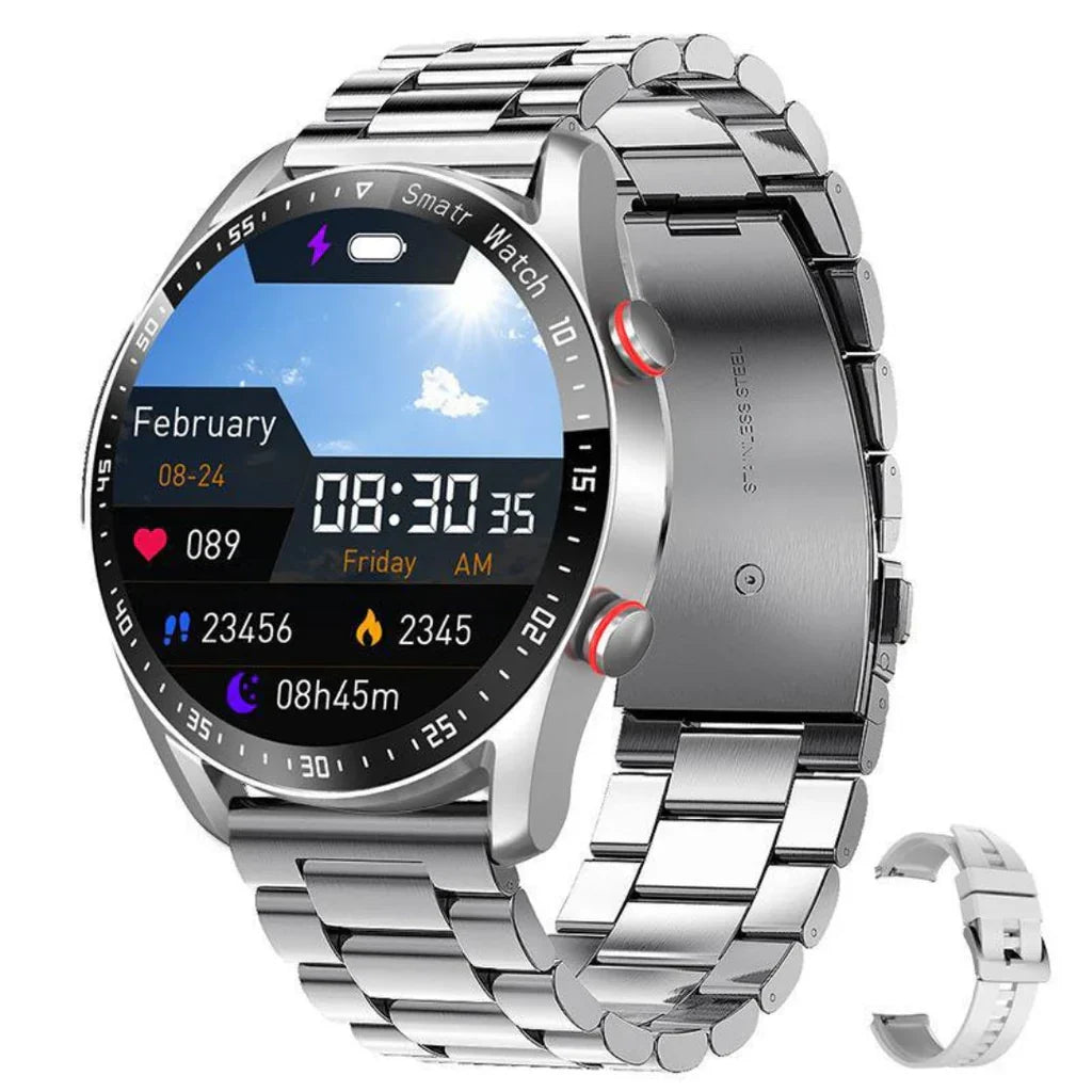 Smartwatch Met Hartslagmeter en Lange Batterijduur - Velinix