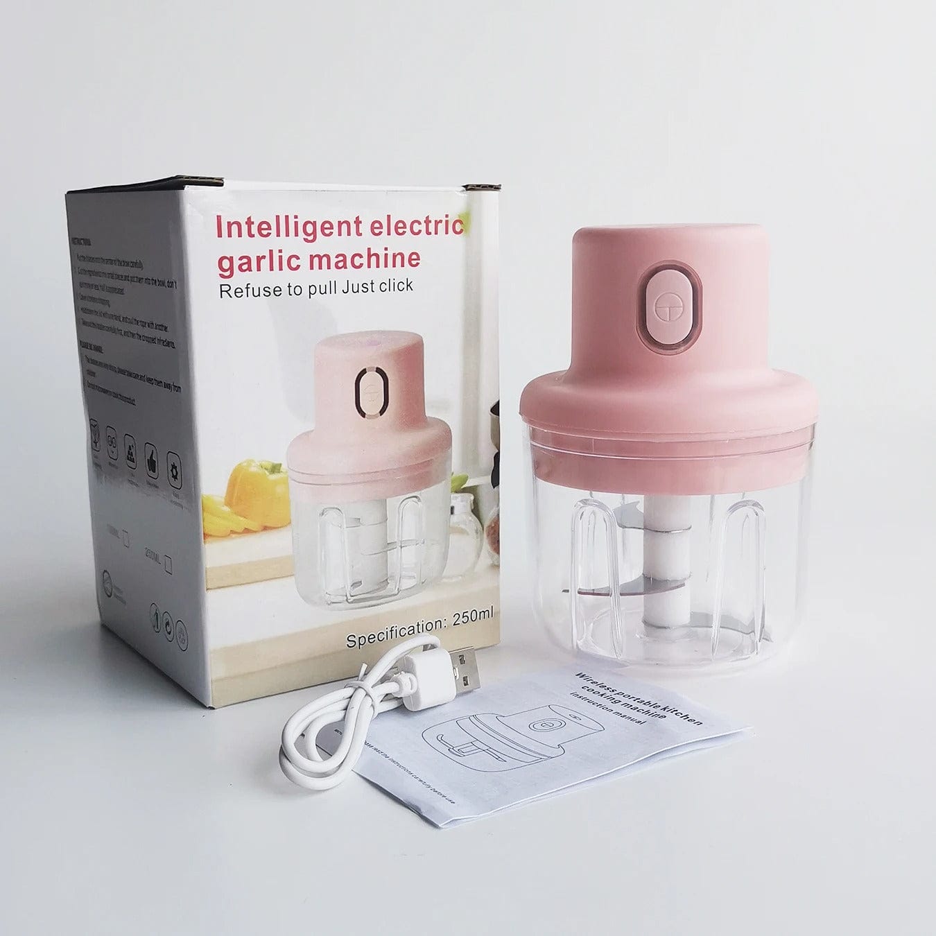 Draadloze Keukenmachine voor Gemakkelijk Snijden en Malen