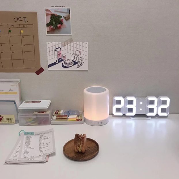 Digitale Alarmklok met 3D-Wekker en Bluetooth
