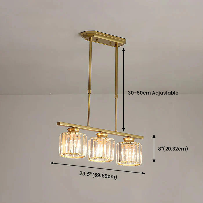 Moderne Hanglamp Art Deco Stijl Glazen Kroonluchter
