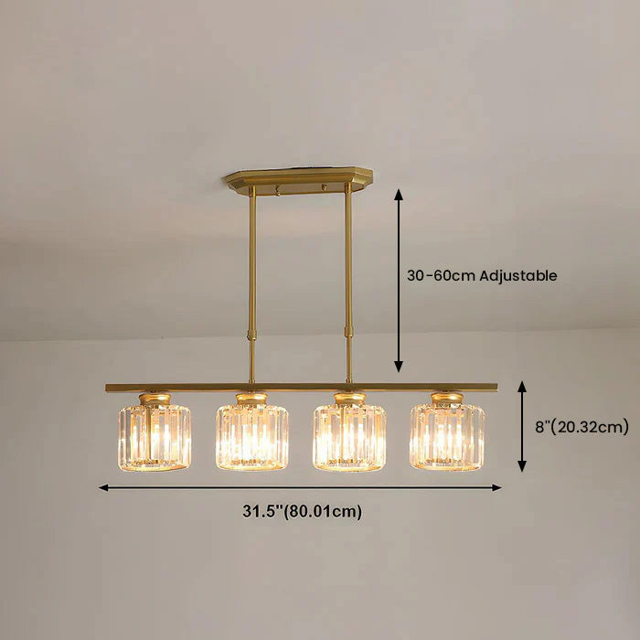 Moderne Hanglamp Art Deco Stijl Glazen Kroonluchter