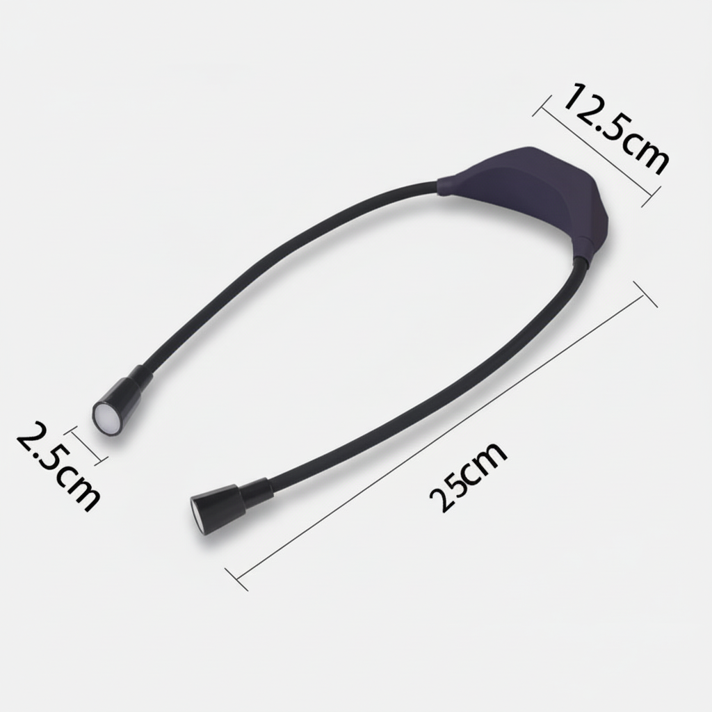 LED Neklamp Dimbaar USB Oplaadbaar Leeslampje