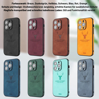 iPhone Hoesje Echt Leer Schokbestendig Stijlvol Design