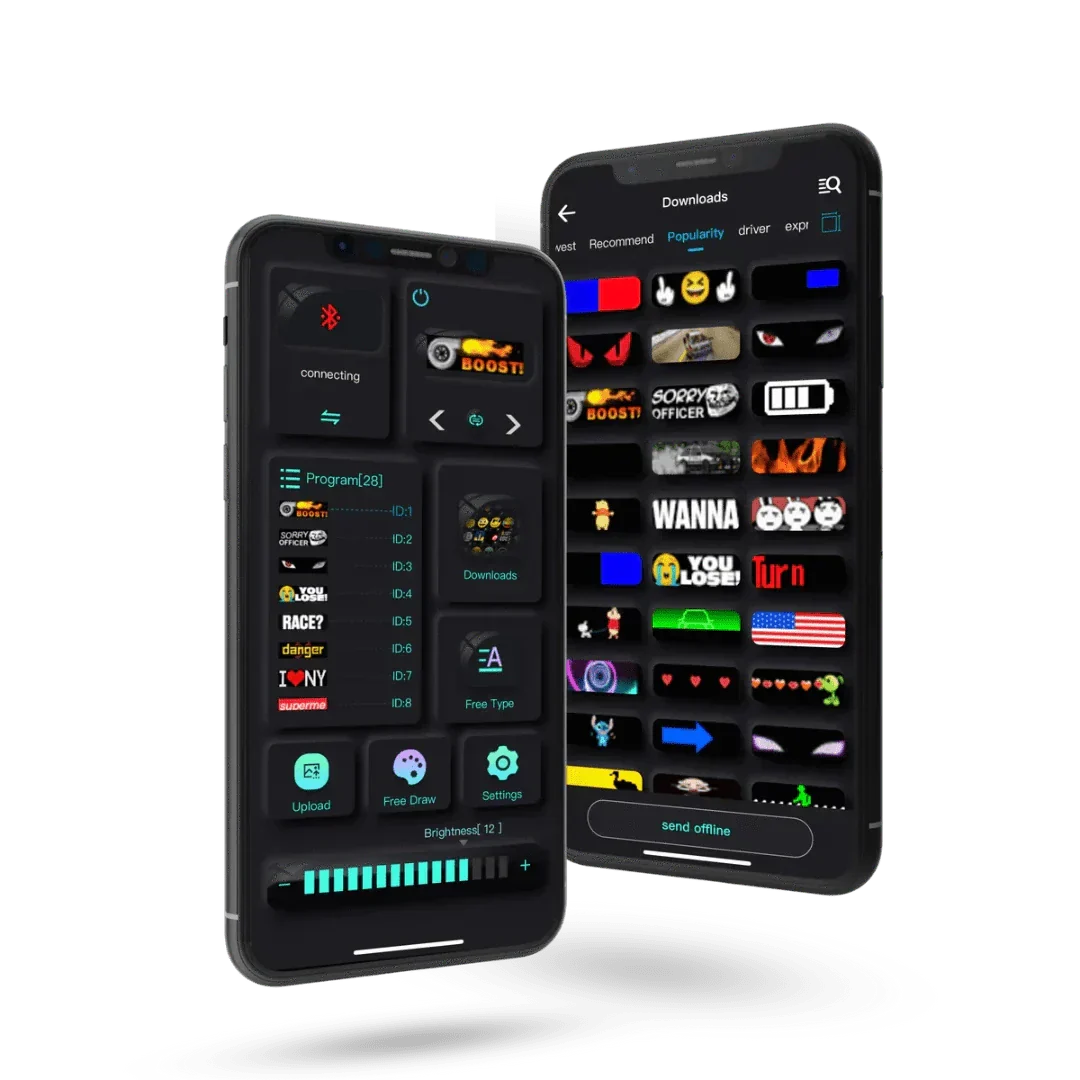 LED Auto-Display Aanpasbaar met GlowSign
