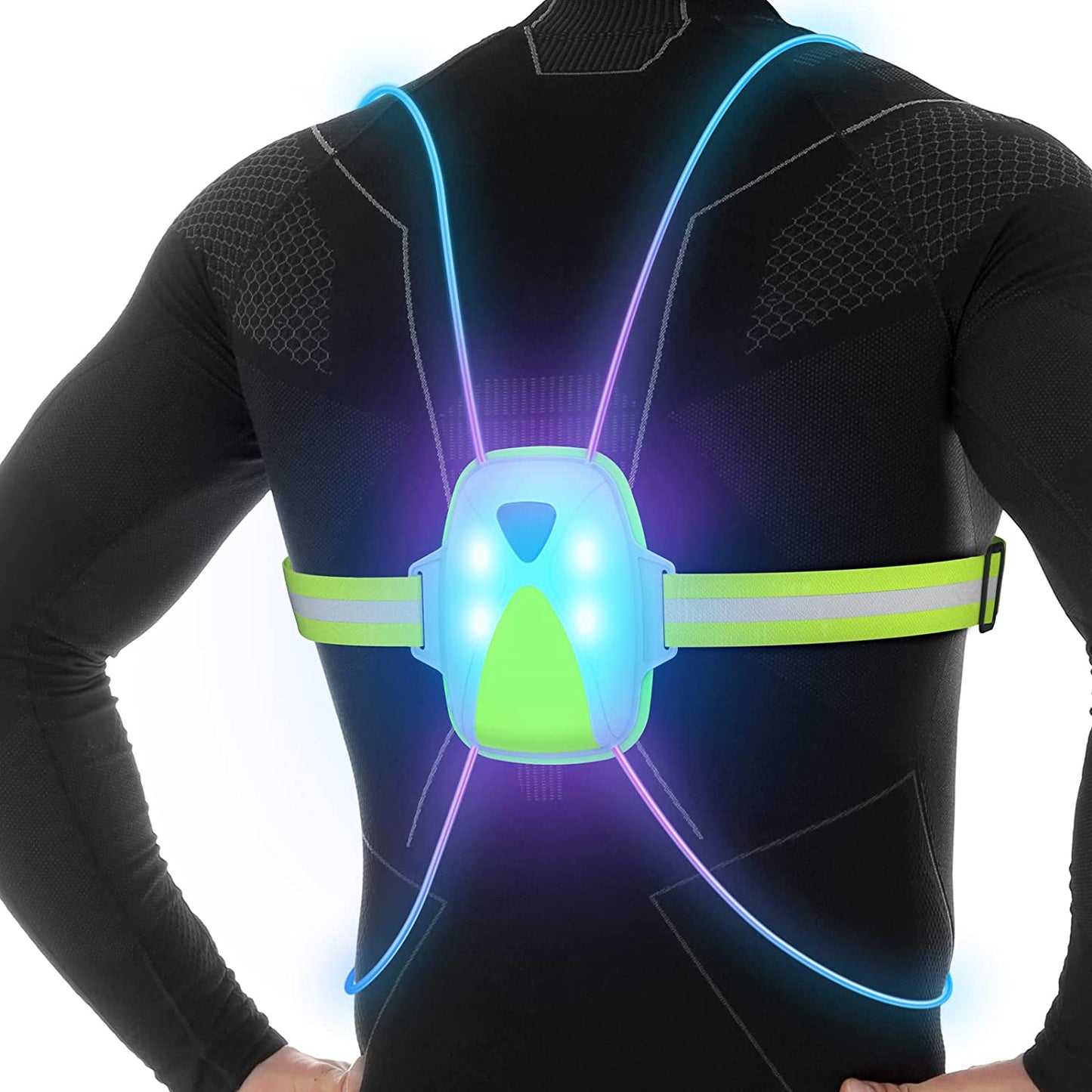 LED Reflectievest voor Hardlopers en Fietsers