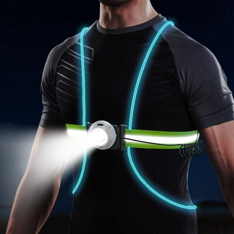 LED Reflectievest voor Hardlopers en Fietsers