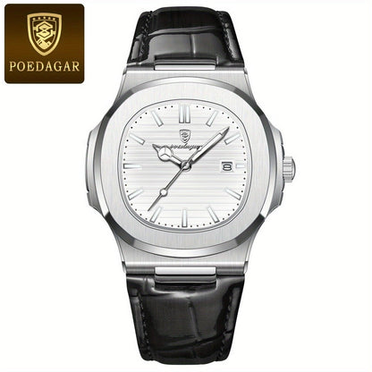 Mannen Horloge Luxe Lederen Band
