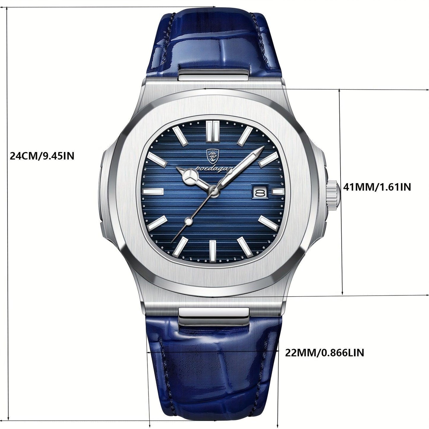 Mannen Horloge Luxe Lederen Band