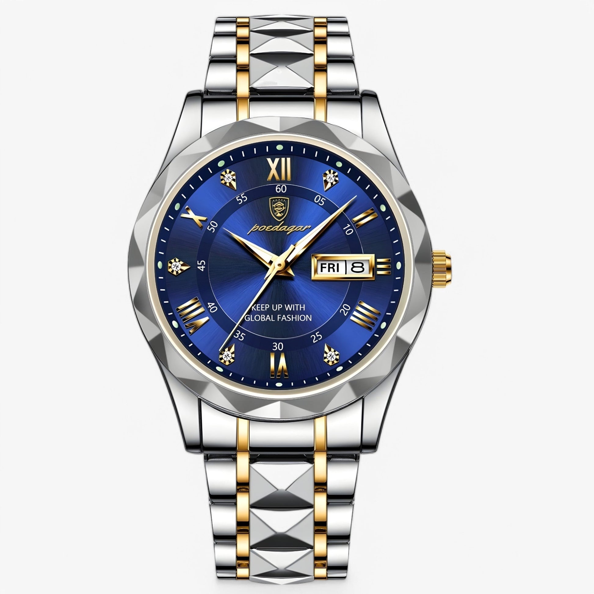 Mannen Horloge Livio Luxe Lederen Band - Velinix