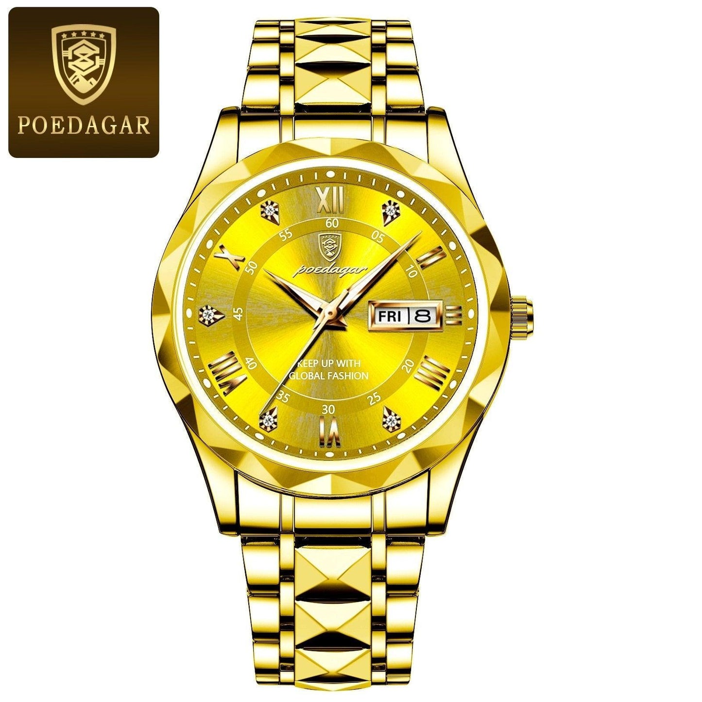 Mannen Horloge Waterdicht met Quartz Beweging RVS