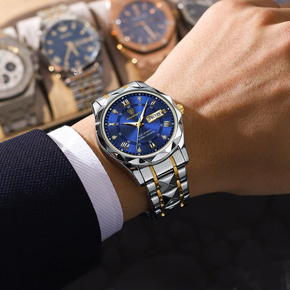 Mannen Horloge Waterdicht met Quartz Beweging RVS