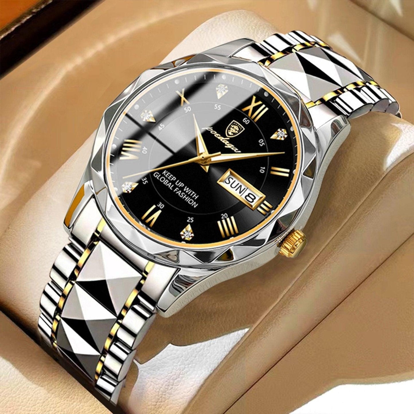 Mannen Horloge Waterdicht met Quartz Beweging RVS