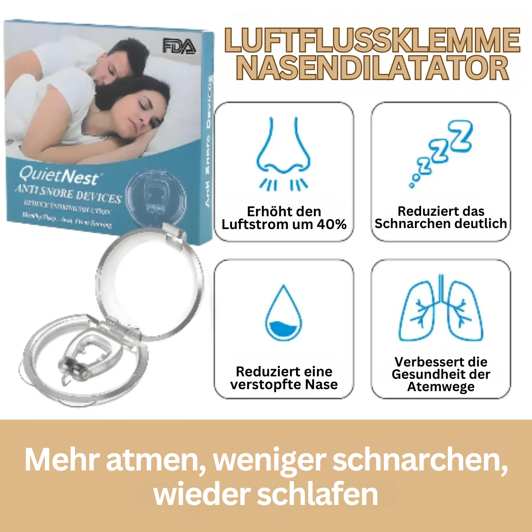 Snurkneusclip Anti-Snurken Apparaat SilentBreathe